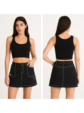 Vintage Y2K Roxy Cargo Mini Skirt